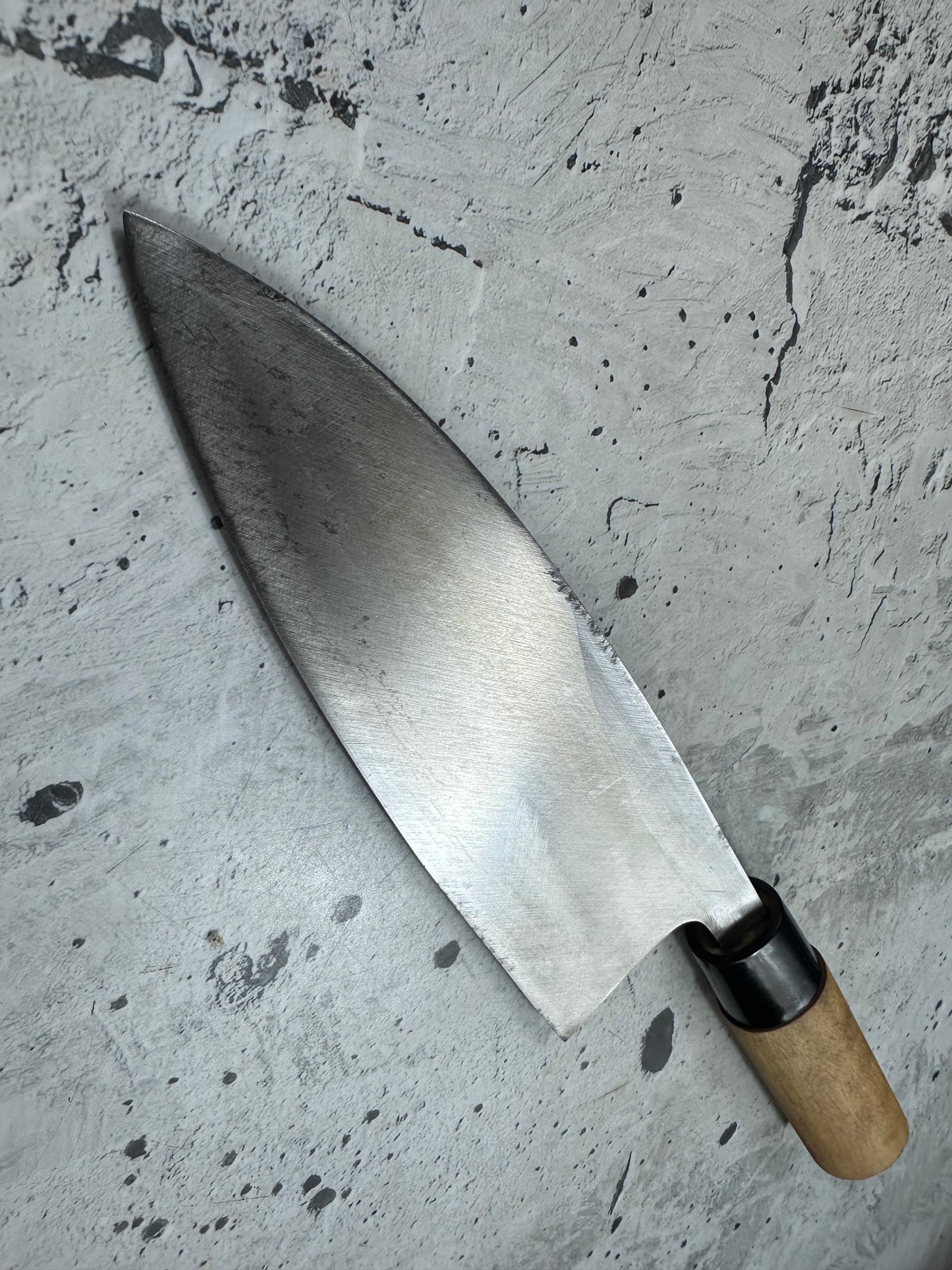 Vintage Sakai Naosuke Kanemasa Deba Knife 170mm Carbon Steel 2142