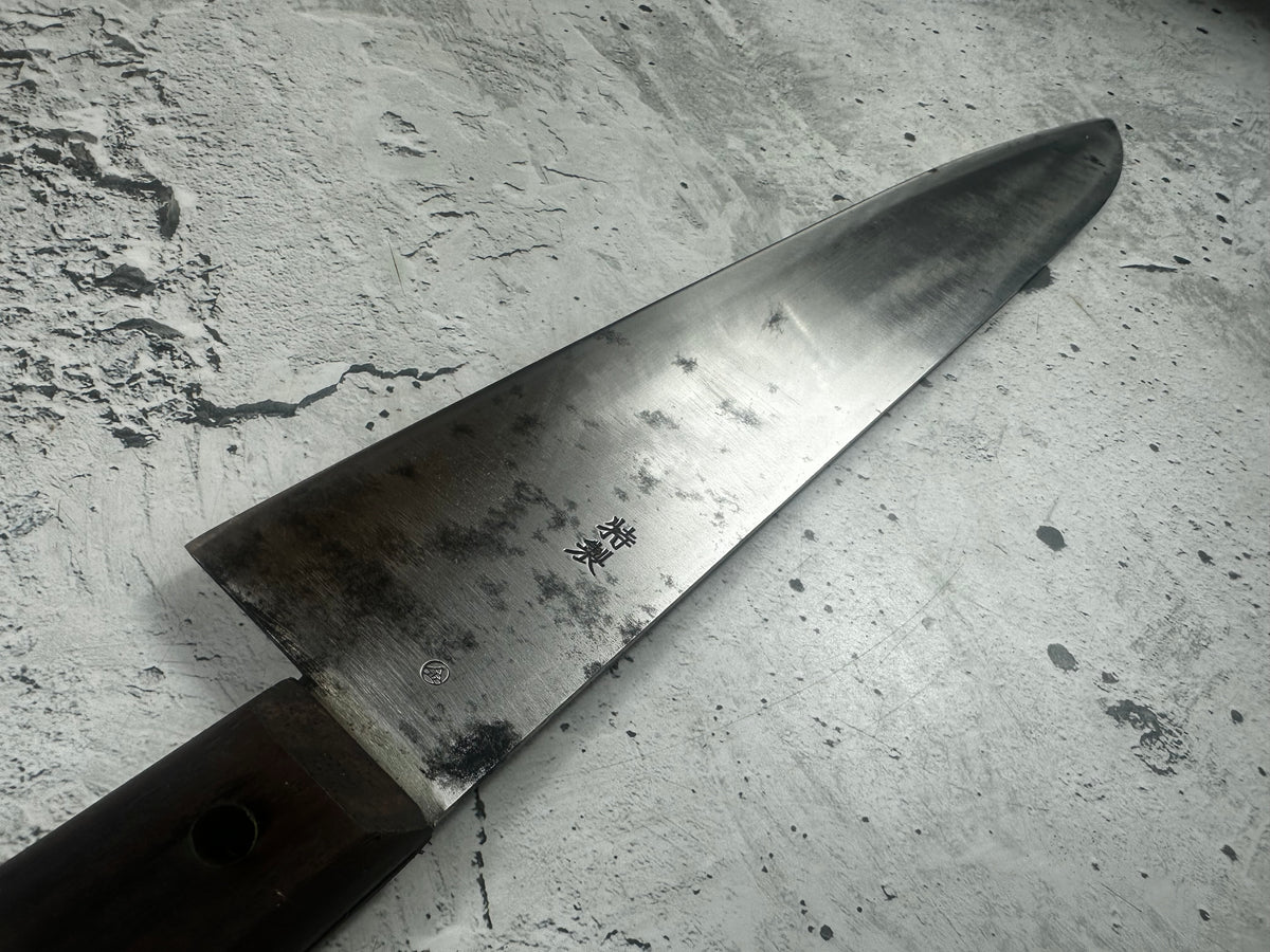 Vintage Minamoto Masakane Chef's Knife 300mm Carbon Steel 2299