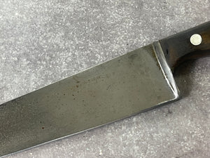 Vintage J. A. Henckles Twinworks Chef Knife 20cm Carbon Stell Made in German 🇩🇪 1618