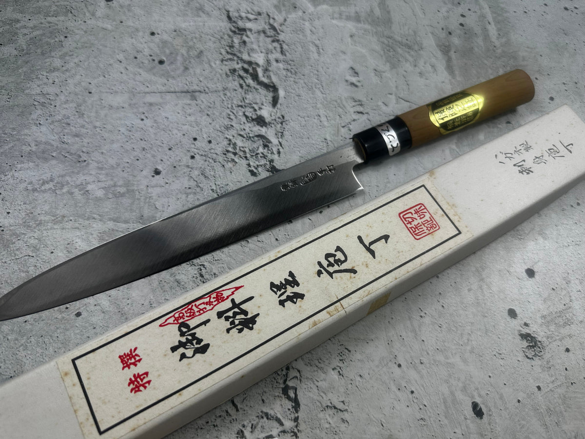 Vintage Bukichi Yanagiba Japanese Slicing Knife 2354