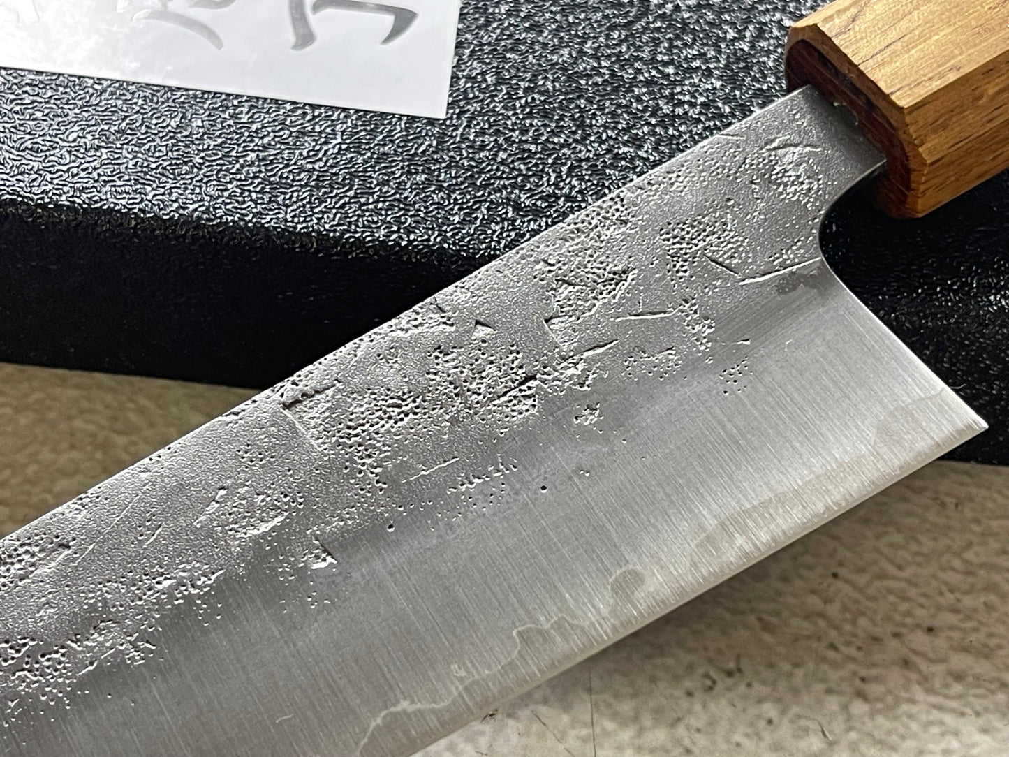 Tsunehisa SLD Washiji KOY Bunka Knife 170mm - Made in Japan 🇯🇵 Oak Yaki Handle