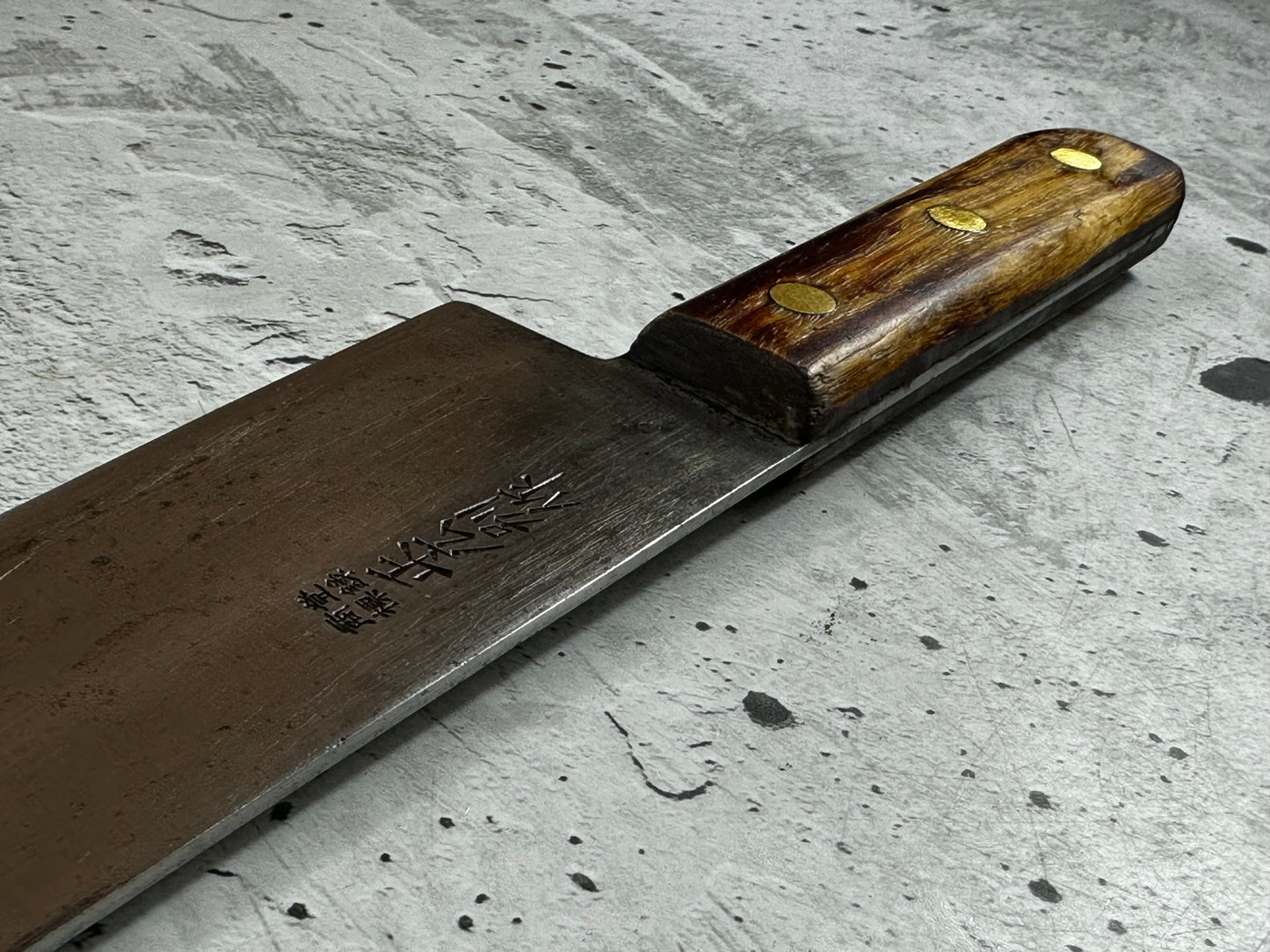 Vintage Japanese Gyuto Knife 270mm Carbon Steel  Made in Japan 2017