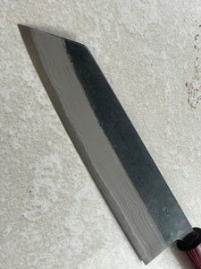 Muneishi Aogami Damascus Kiritsuke 210 mm  Kurochi Finish Made in Japan 🇯🇵