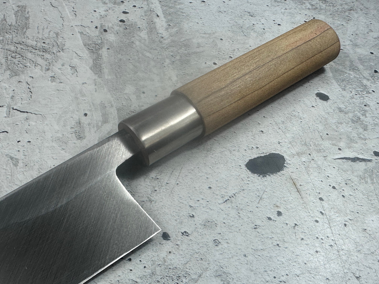 Vintage Sakai Bunkisaku Sashimi Knife 220mm Carbon Steel Wood Handle 2226