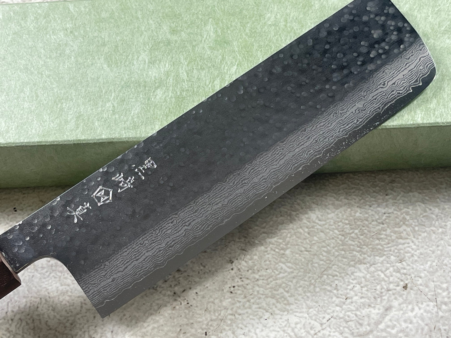 Makoto Kurosaki Damascus Tsuchime Nakiri 165 mm