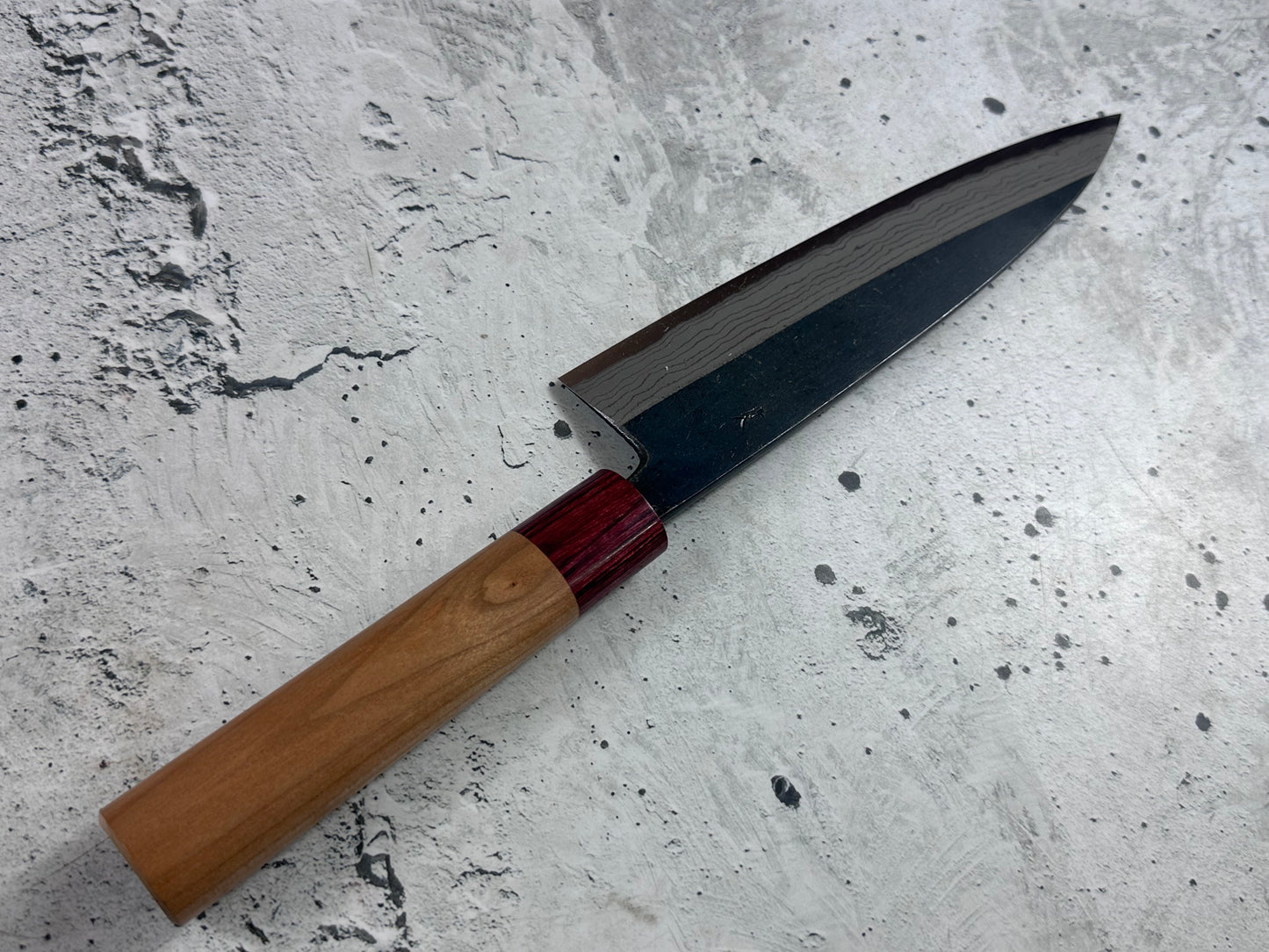 Muneishi Aogami Damascus Gyuto 210mm