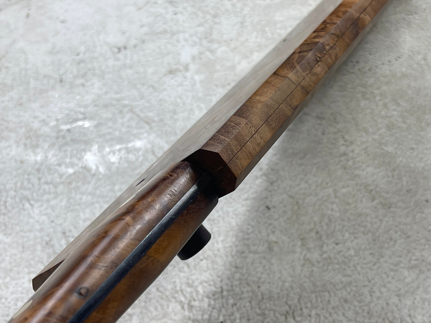 Kanefusa Full Tang Gyuto 230mm Teakwood Burl Set Brass Pins & Sheath