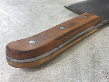 Load image into Gallery viewer, Vintage Butchers Foster Bros Cleaver Knife 160mm Made in USA 🇺🇸 Carbon Steel 1894
