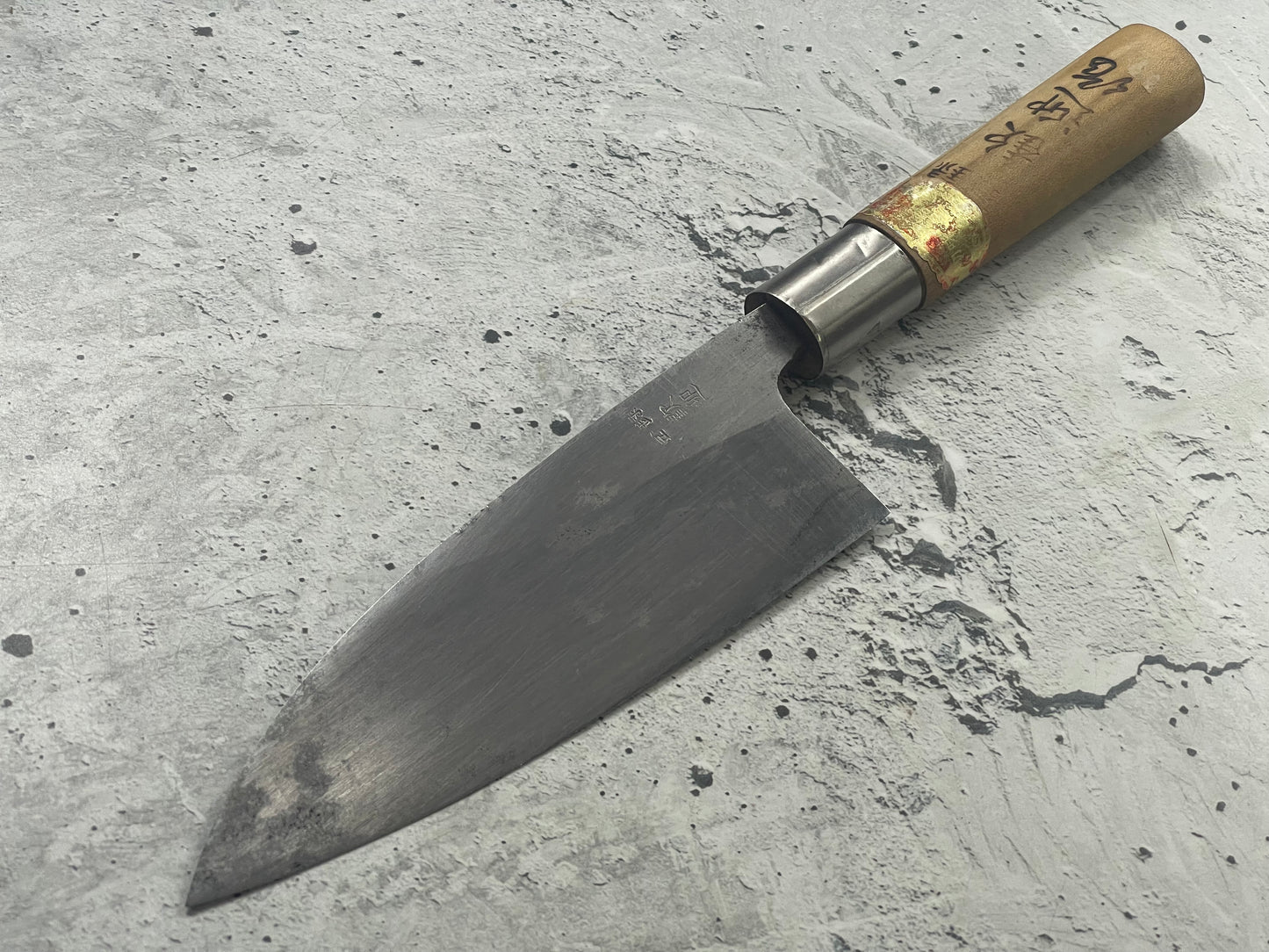 Vintage Japanese Deba Knife 150mm Made in Japan 🇯🇵 Carbon Steel 1753