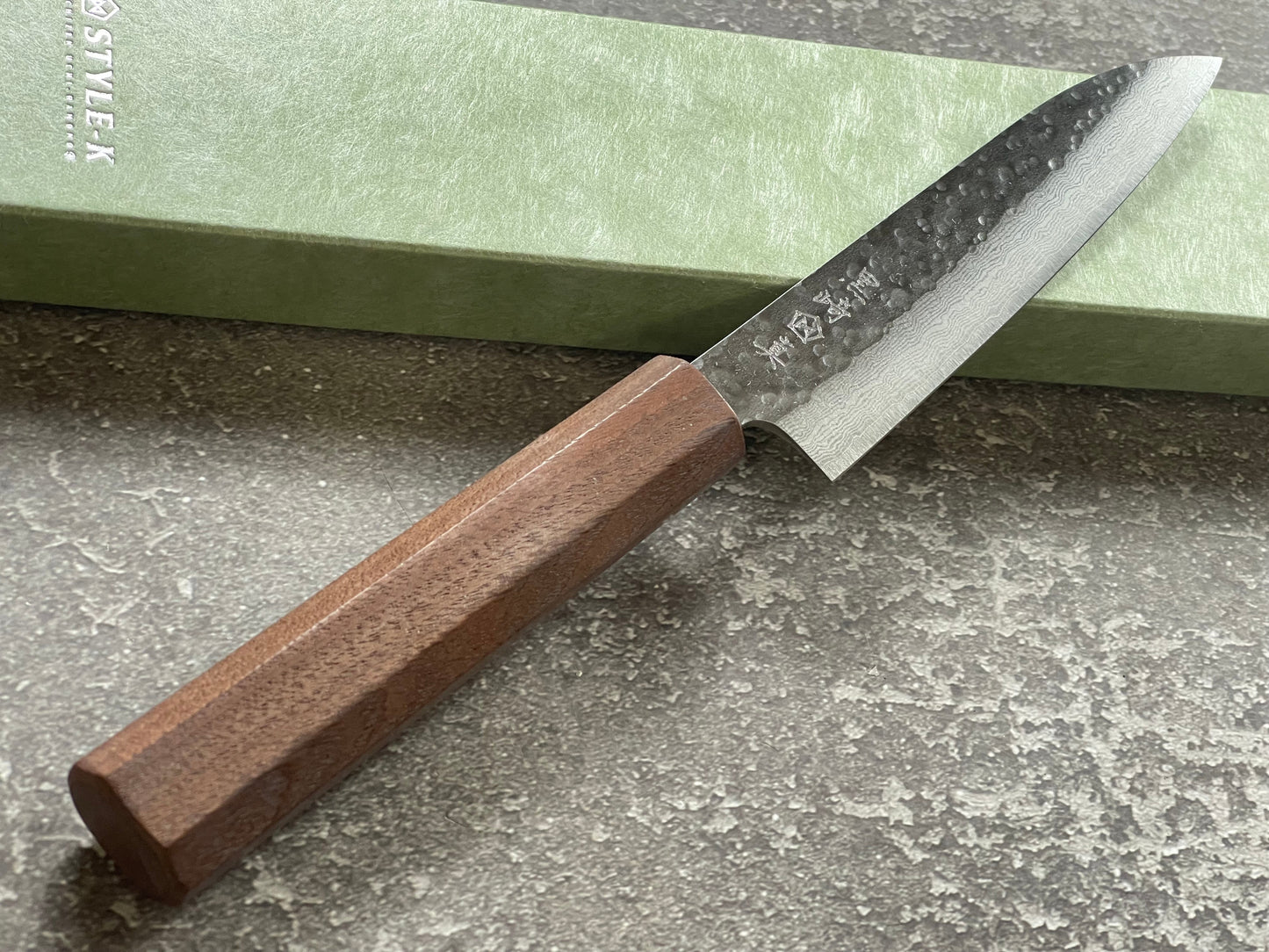 Makoto Kurosaki Damascus Tsuchime Petty 135mm