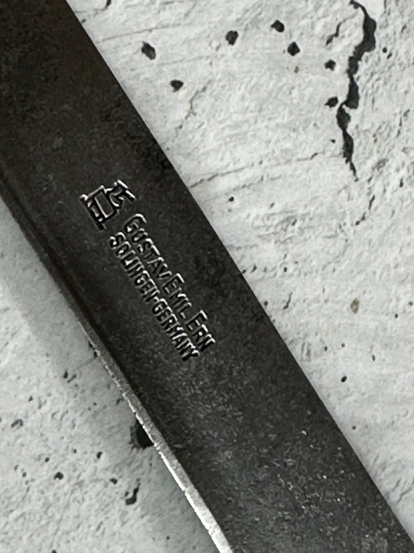 Vintage Gustav Emil Ern Fillet Flexible Knife 260mm Made in German Cabon steel 2005