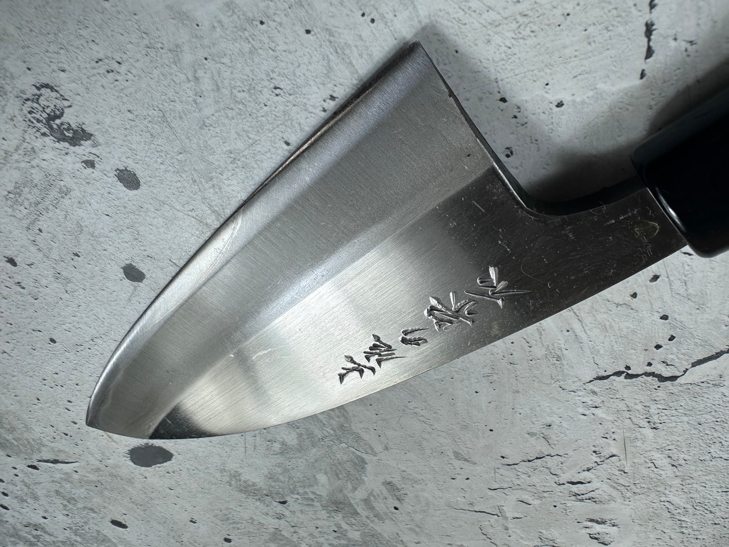 Vintage Tosa Kanetsugu Deba Knife 170mm Carbon Steel 2163