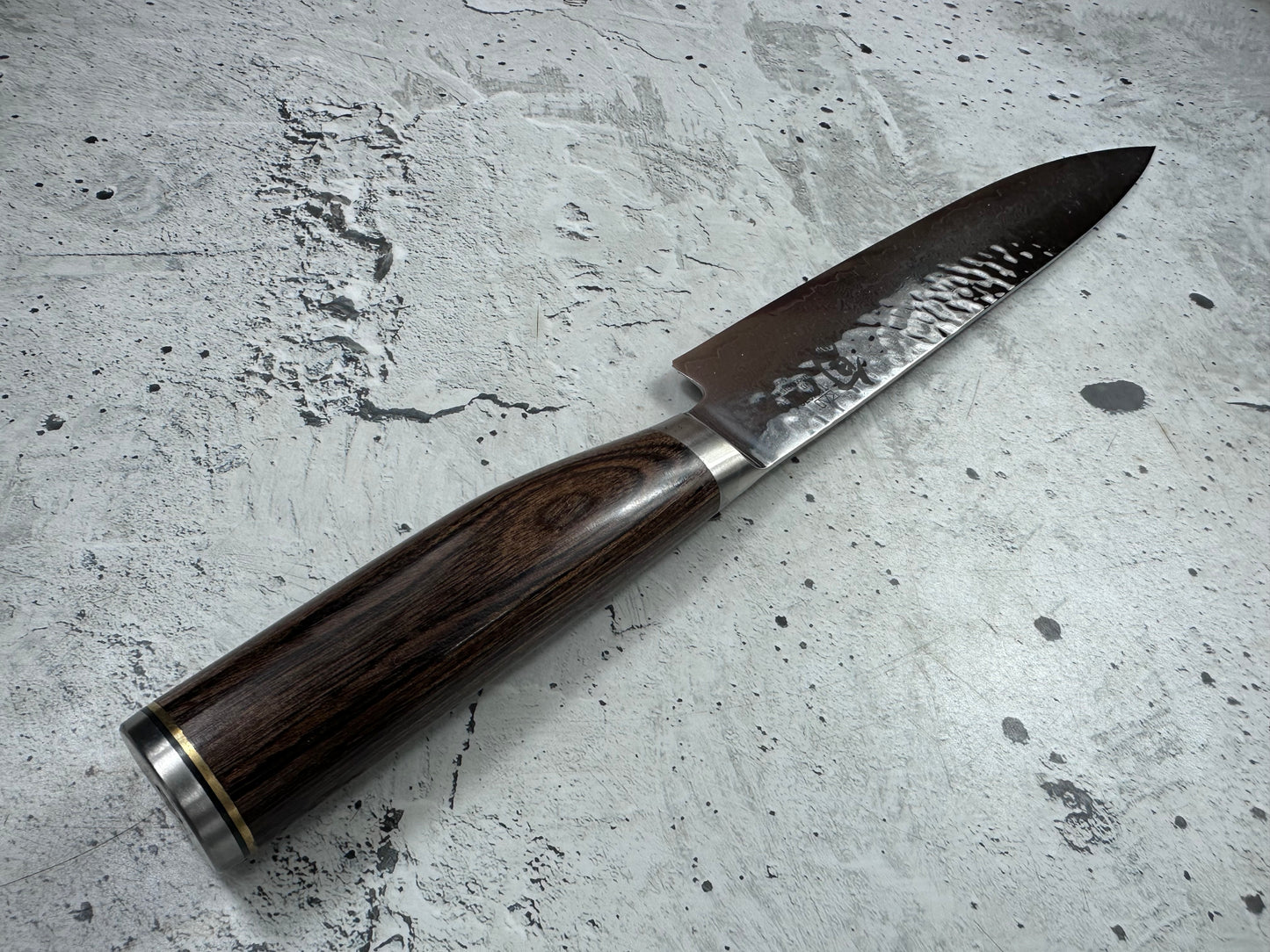 Pre-Owned Shun Premier Slicing Knife 240mm Damascus Steel PakkaWood Handle 2176