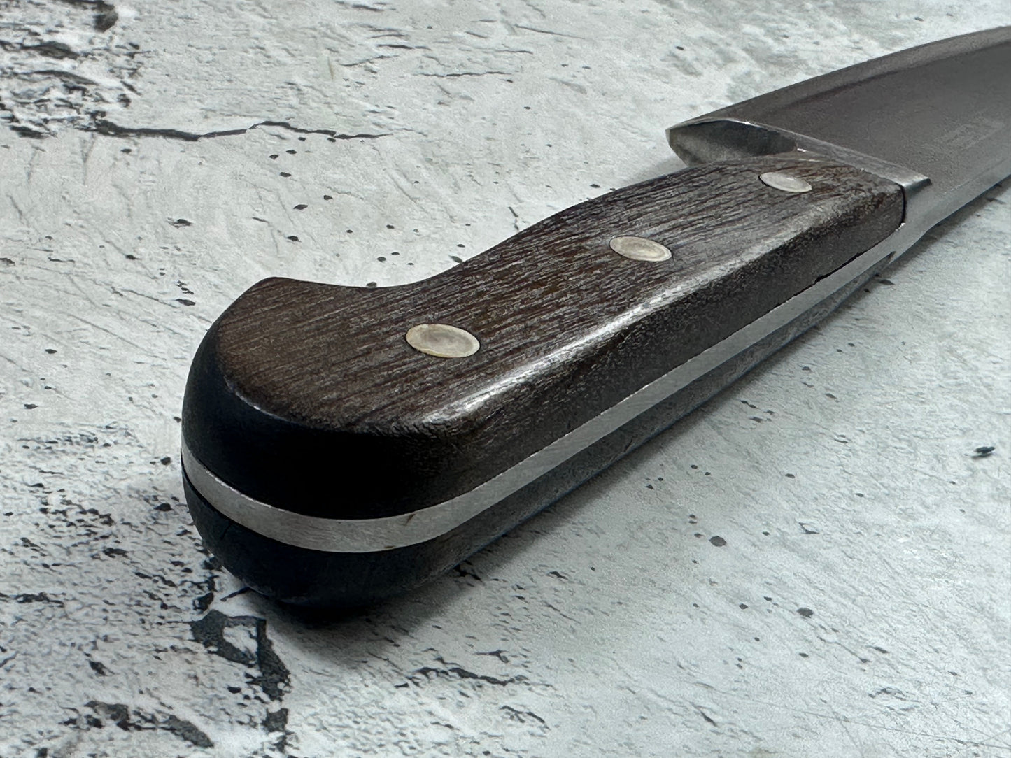Vintage J. A. Henckels Friodur Chef Knife 210mm High Carbon Steel Made in Germany 2114