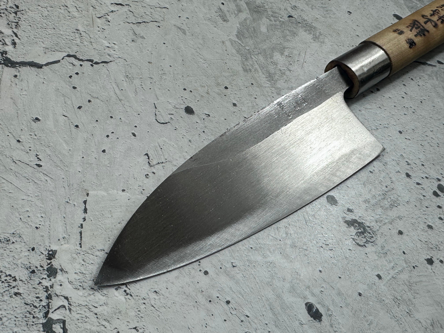 Vintage Sakai Takayuki Deba Knife 150mm Carbon Steel Original Box 2136