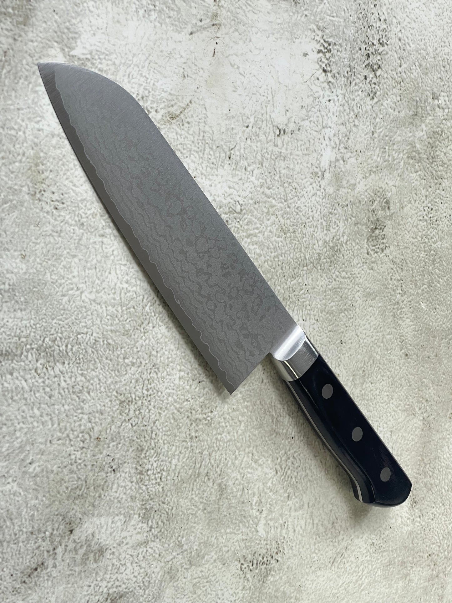 Tsunehisa VG-10 Damascus Santoku 170mm Oak Handle Made in Japan 🇯🇵