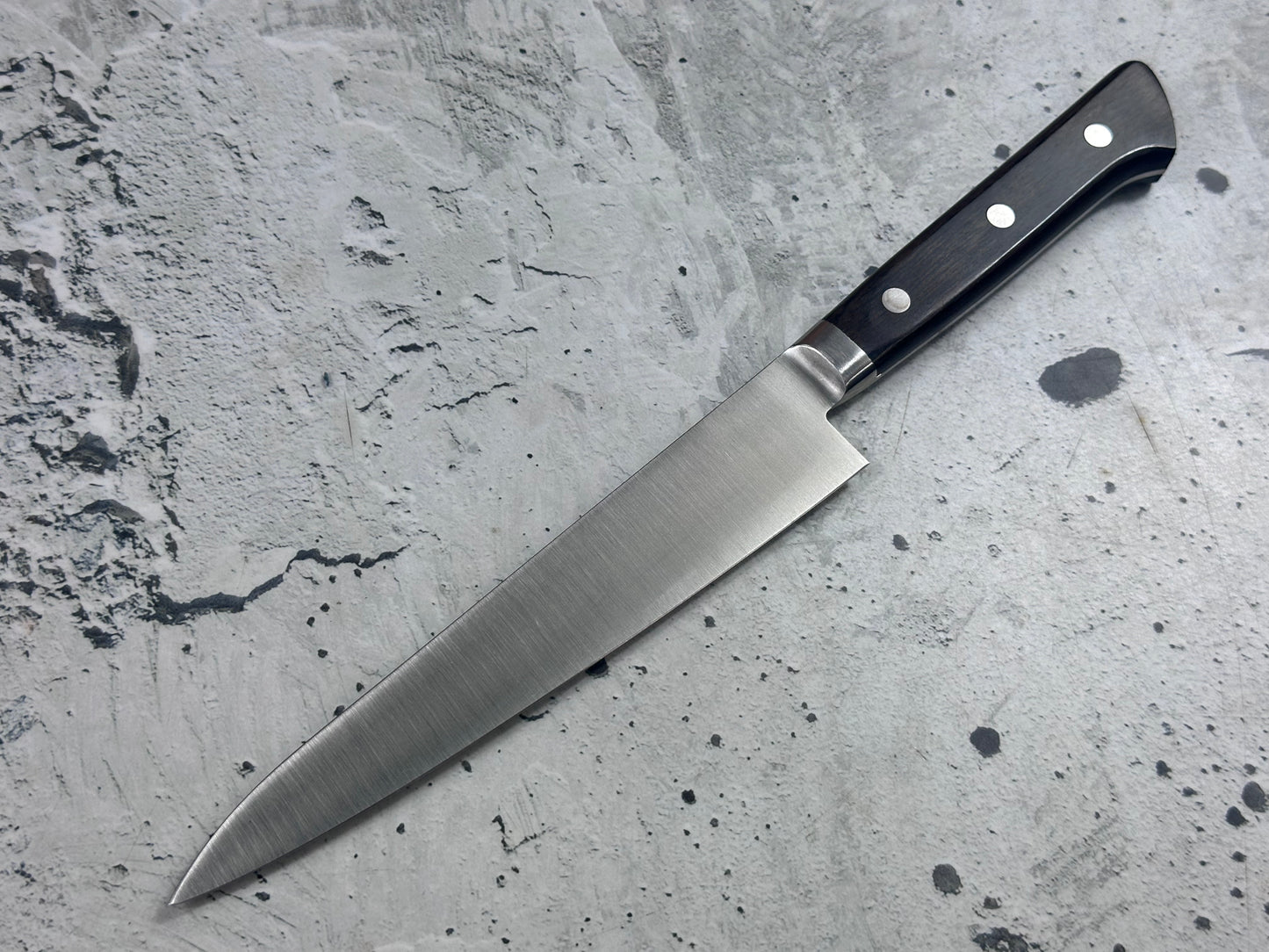 Vintage Fujiwara Kanefusa Petty Knife 150mm Molybdenum Steel 2164