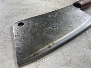 Vintage Seelbach Butcher Cleaver Knife 200mm Carbon Steel Blade Made in Germany 🇩🇪 1944