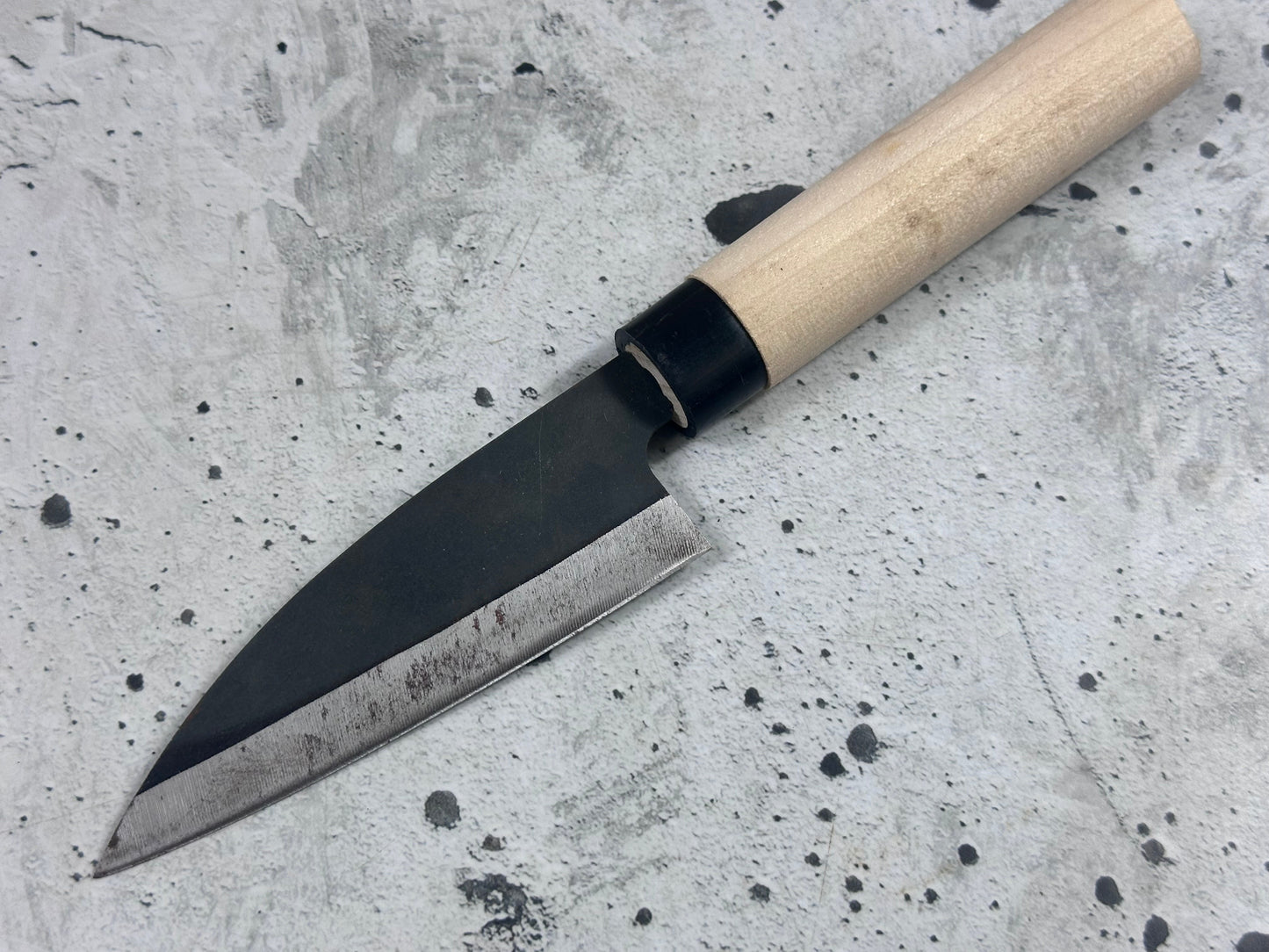 Vintage Japanese Knife Set 4x Carbon Steel Japan 2010