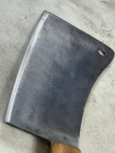 Load image into Gallery viewer, Vintage L.&amp; I. J. White Butcher Cleaver Knife 230mm Carbon Steel Blade Made in USA 1922