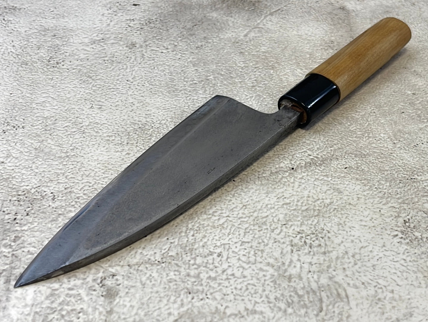 Vintage Japanese Funayuki Knife 150mm Made in Japan 🇯🇵 Carbon Steel 1337