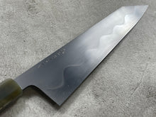 Load image into Gallery viewer, Keskin Migaki Kiritsuke 230mm Amboyna Burl &amp; Blonde Buffalo Horn with sheath