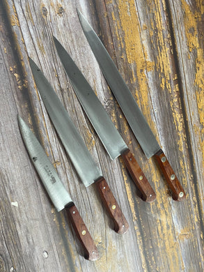 Vintage Sabatier Carving Knife Set 4x Made in France 🇫🇷 1957