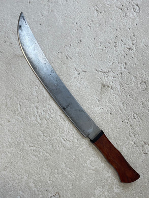 Premium Vintage Butcher Carbon Steel Knife 250mm Curved Blade Made in USA 🇺🇸