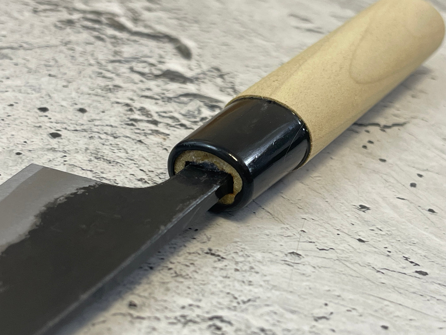 Murata Aogami Kurochi Finish Ko-Bocho Deba Knife 105mm - Made in Japan 🇯🇵