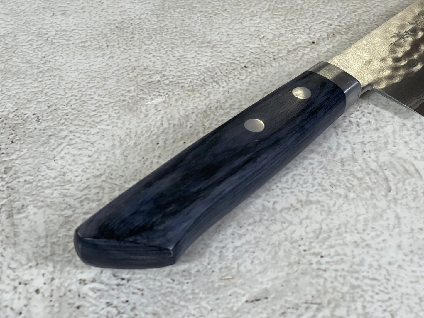 Masutani Kokuryu Usuba 160mm Blue Pakkawood Handle