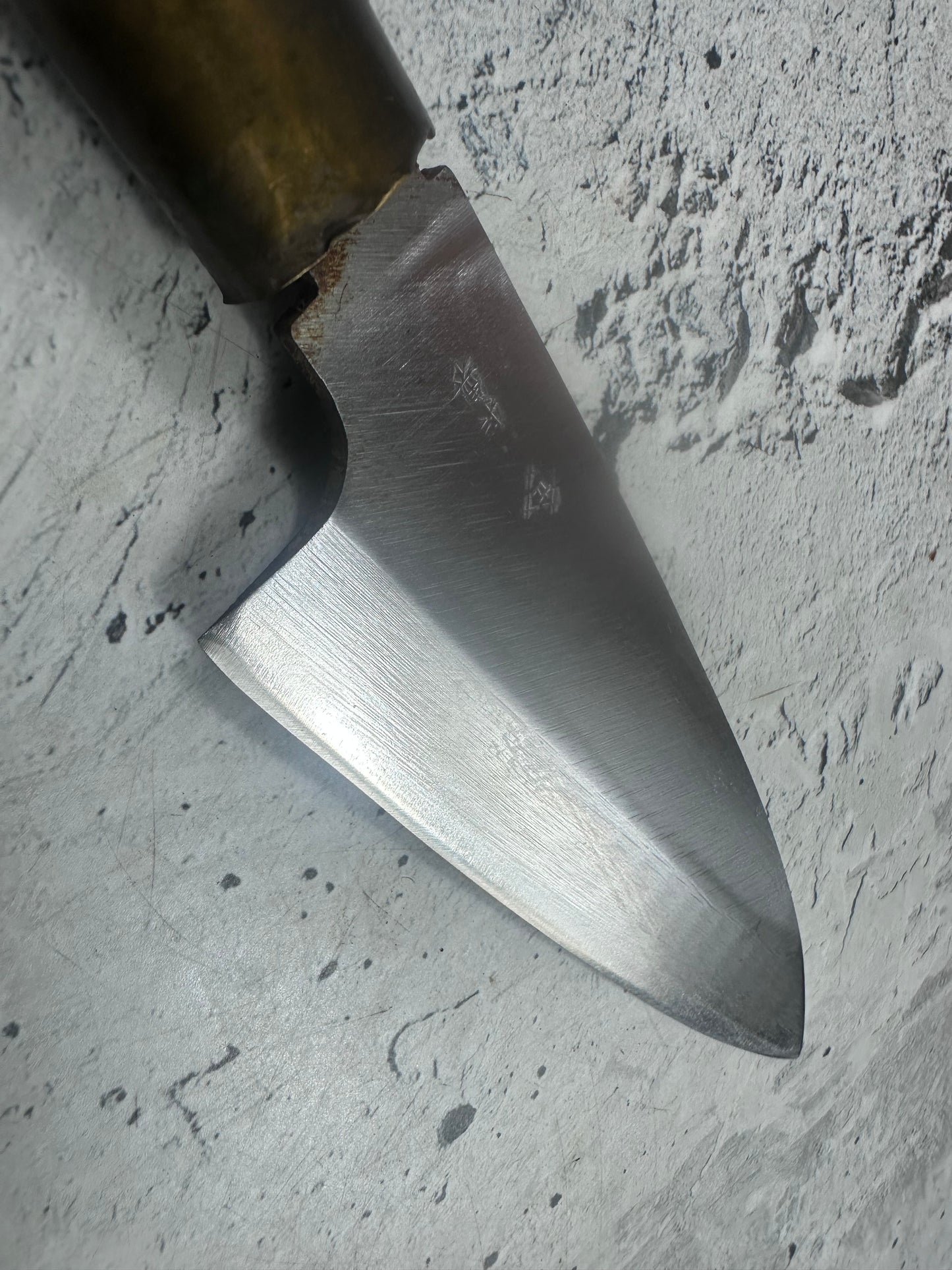 Vintage Sakai Ryujin Funayuki Knife 140mm Carbon Steel 2152