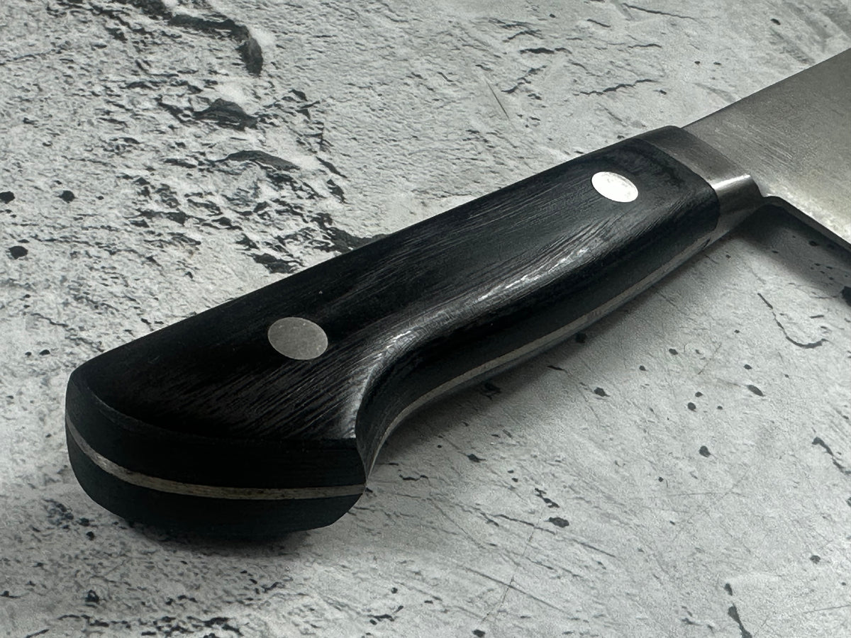 Vintage Kanehiro Cutlery Santoku Knife 170mm Carbon Steel 2292