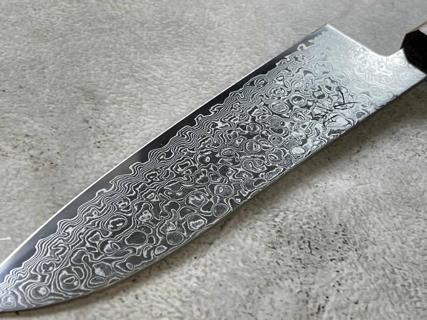 Tsunehisa ZA18 Damascus Santoku 180mm Oak Handle Made in Japan 🇯🇵