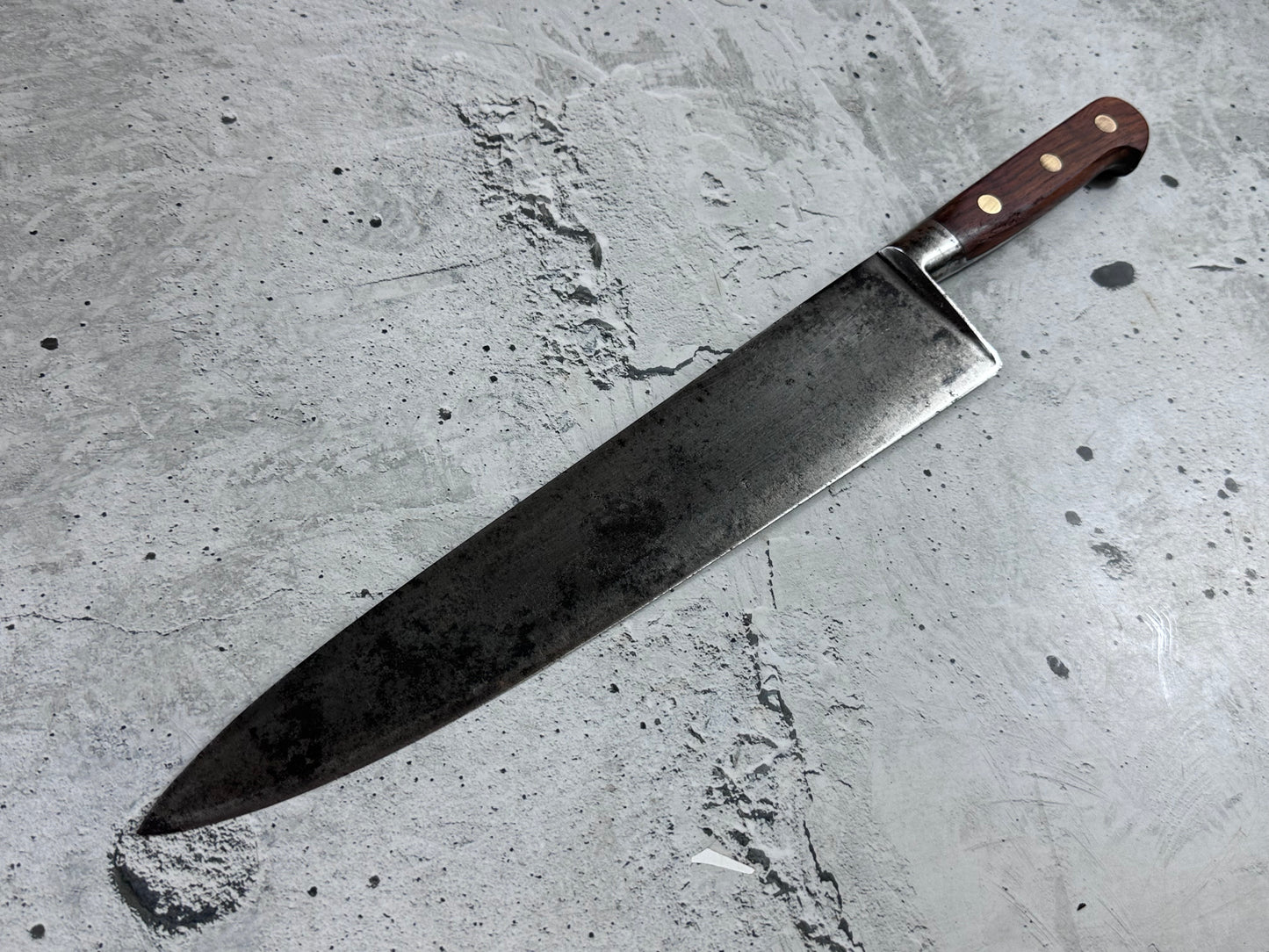 Vintage Sabatier Chef Knife 300mm High Carbon Steel Made in France 2030