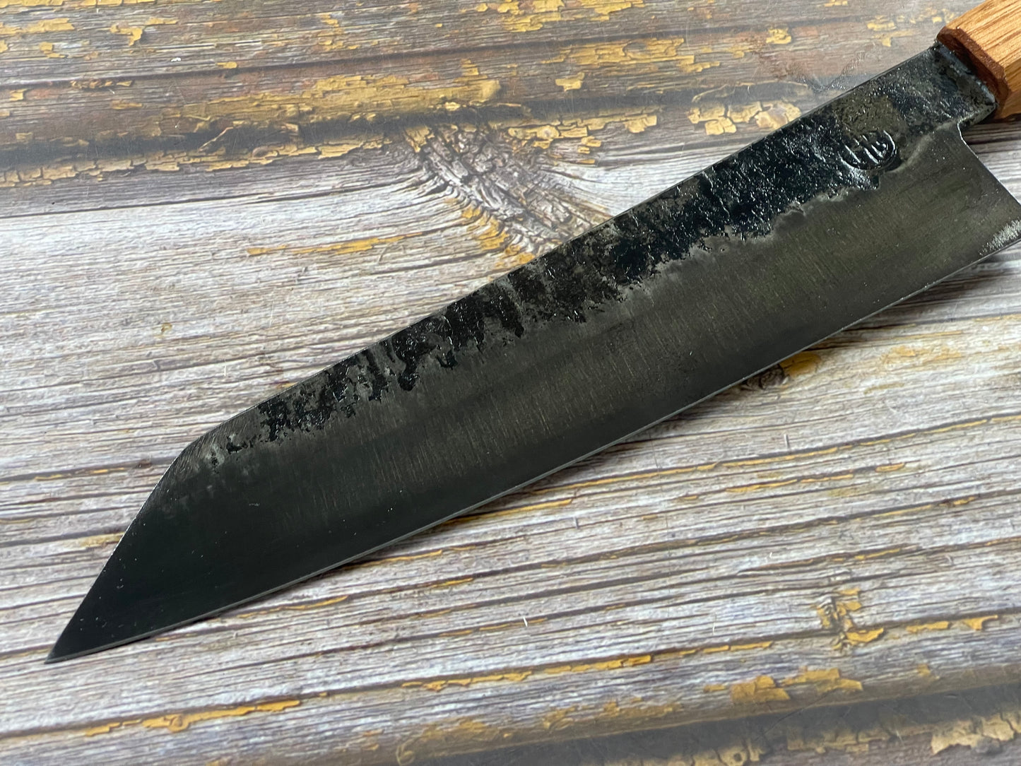 HG Blade Kiritsuke Knife 210mm Kurouchi Finish 1084 High Carbon Steel
