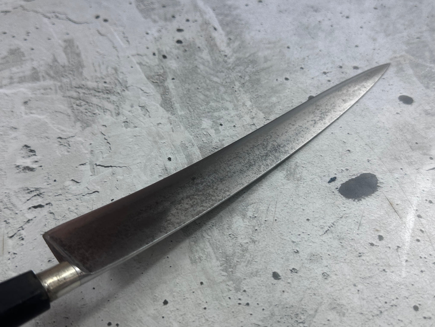 Vintage Sabatier Nogent Flexible Slicing Knife 200mm Carbon Steel 2185