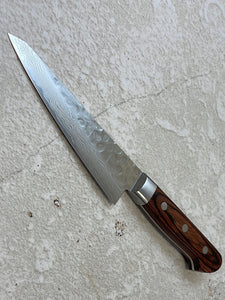 Tsunehisa VG10 Brown Pakka Honesuki Knife 150mm - Made in Japan 🇯🇵