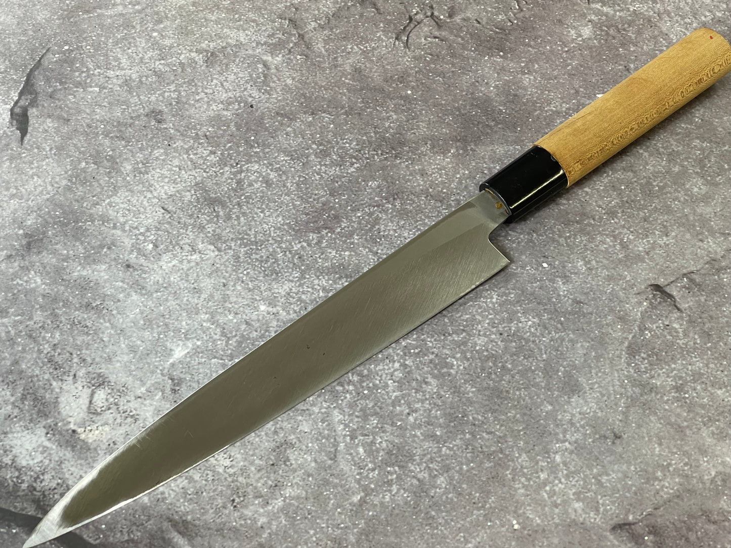 Vintage Japanese Yanagiba Knife 200mm  Made in Japan 🇯🇵 Carbon Steel 1683