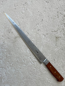 Premium Vintage Japanese Flexible Sijihiki Knife 240mm Carbon Steel Blade Made in Japan 🇯🇵