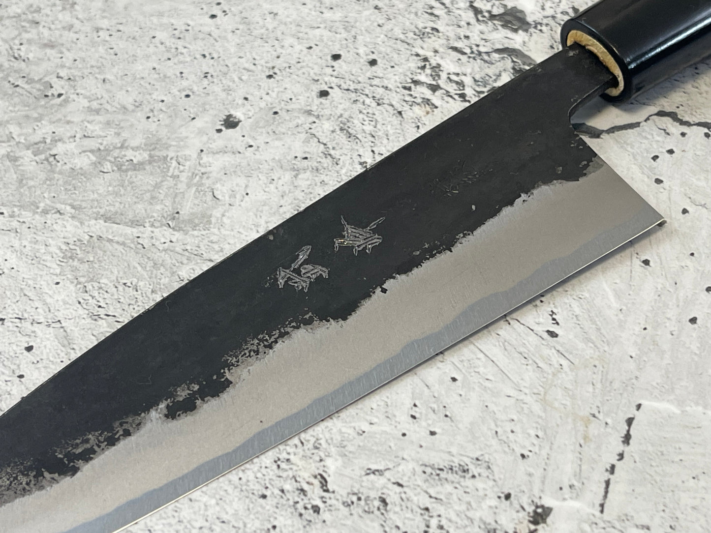 Murata Aogami Kurochi Finish Funayuki Knife 165mm - Made in Japan 🇯🇵