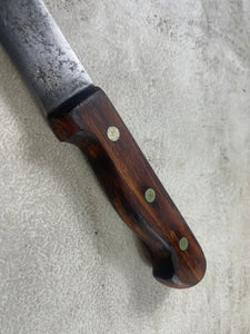 Vintage Gustav Emil Ern Butcher Machete Knife 315mm Made in Germany 🇩🇪 Cabon steel 1908