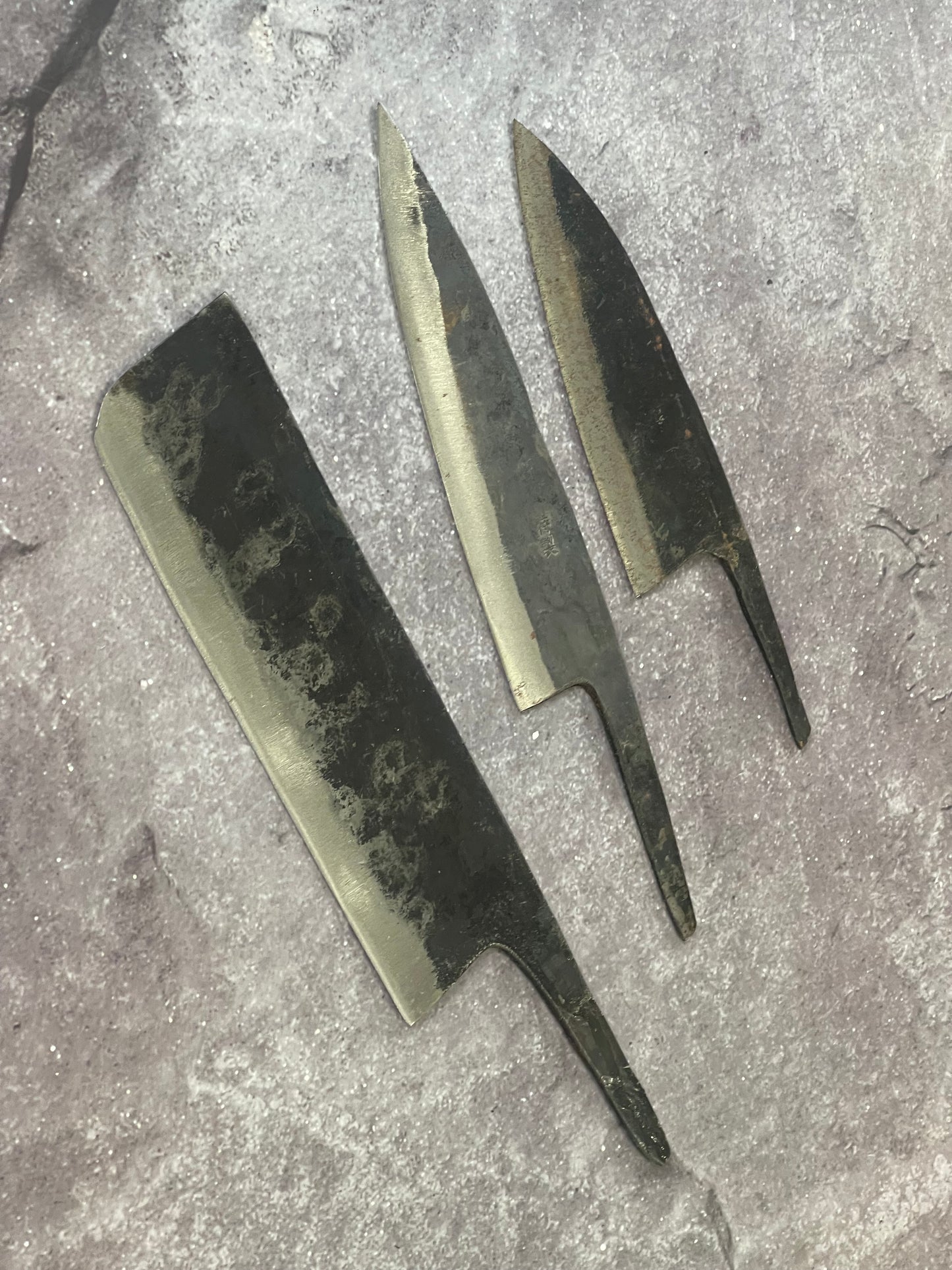 Japanese Project Knife Set  3x Carbon Steel Made In Japan 🇯🇵 1625