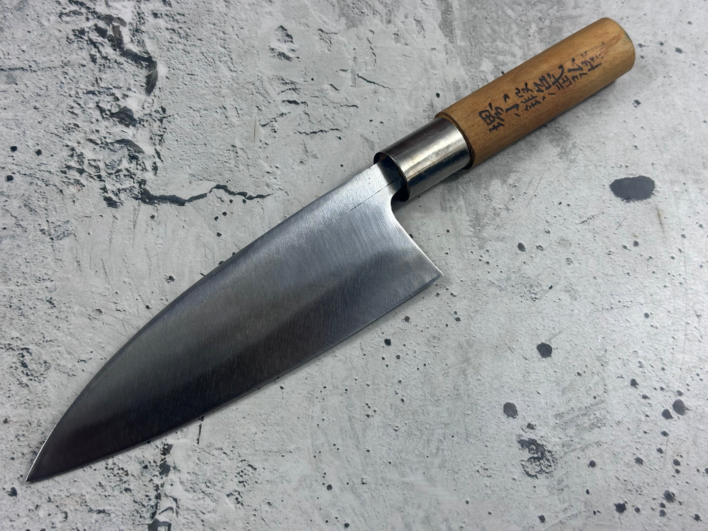 Vintage Seijiro Sakai Kokaji Takehiro Yanagiba Knife Set 2x Carbon Steel 2150