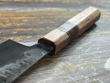 Load image into Gallery viewer, HG Blade Nakiri Knife 180mm Kurouchi Finish 1084 High Carbon Steel (2025)