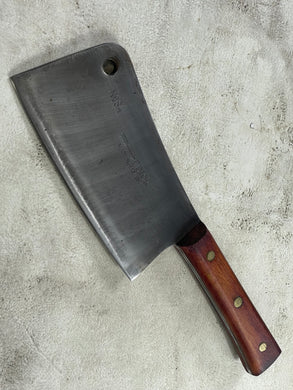 Vintage F. Dick Butcher Cleaver N*84 Knife 200mm Carbon Steel Made in Germany 🇩🇪 1943