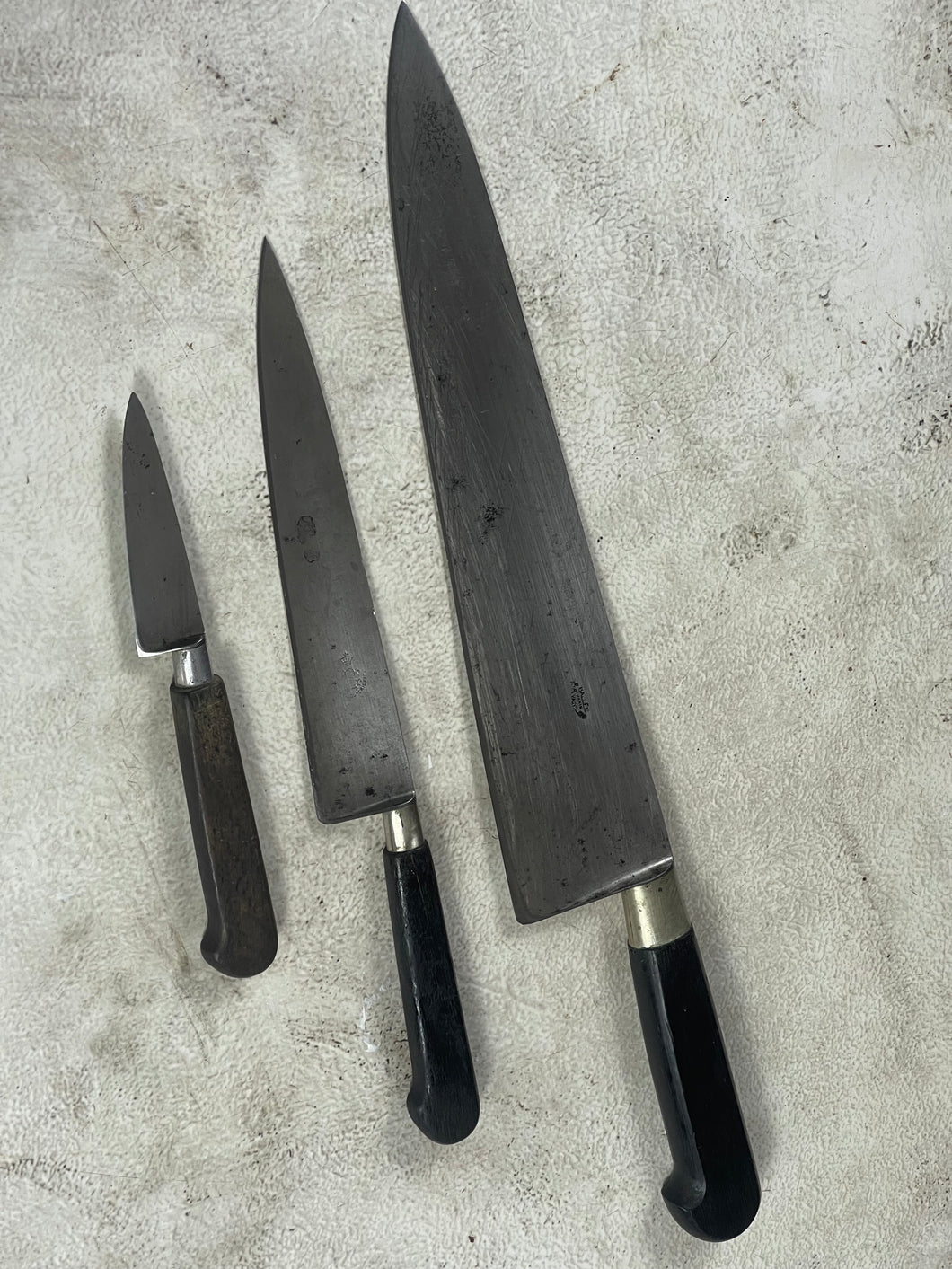Vintage French Nogent Knife Set 3x Made in France 🇫🇷 1988