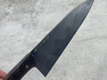 Load image into Gallery viewer, Keskin Migaki Full Tang Gyuto 210mm m Rosewwod &amp; Learher sheath