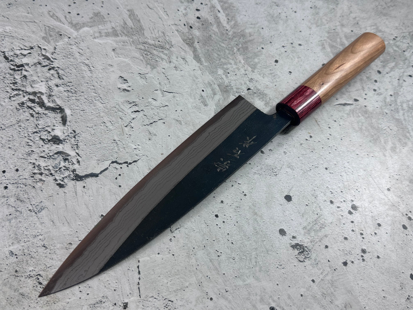 Muneishi Aogami Damascus Gyuto 210mm