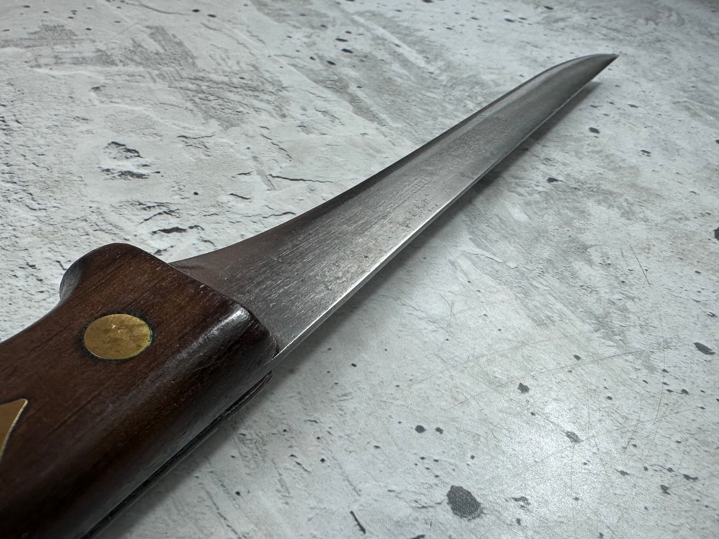 Vintage Friedr. Herder Abr. Sohn Flexible Fillet Knife 210mm Made in Germany 2113