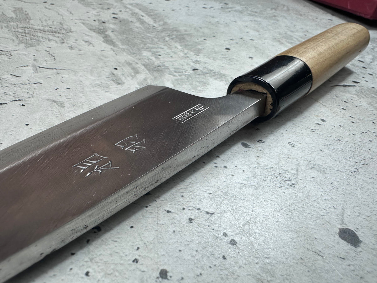 Vintage Seki Magoroku Sashimi Set 3Pcs Carbon Steel 2147